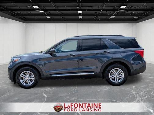 Blue Metallic 2024 Ford Explorer XLT