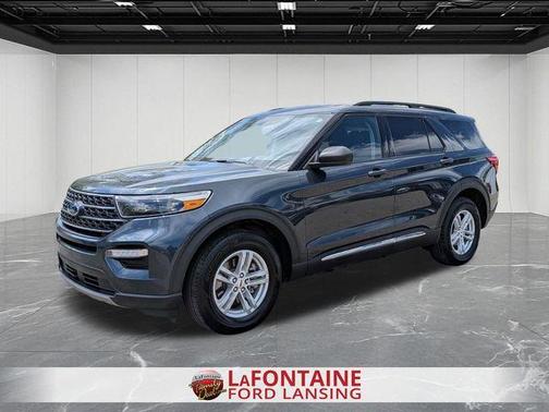 Blue Metallic 2024 Ford Explorer XLT