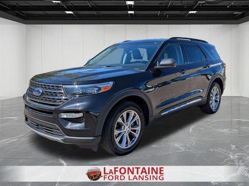 Black Metallic 2023 Ford Explorer XLT