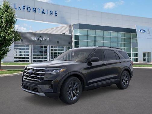 Black Metallic 2026 Ford Explorer Active