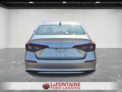 Solar Silver Metallic 2025 Honda Civic LX