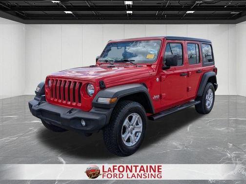 Firecracker Red Clearcoat 2018 Jeep Wrangler Unlimited Sport