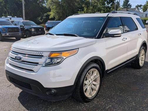 White Platinum Clearcoat Metallic 2013 Ford Explorer Limited