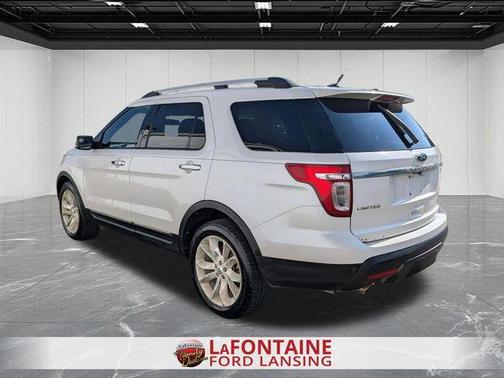 White Platinum Clearcoat Metallic 2013 Ford Explorer Limited