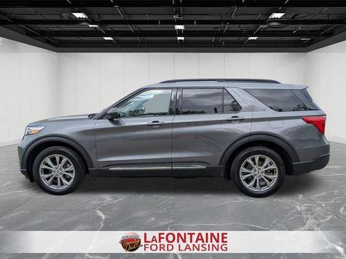 Gray Metallic 2023 Ford Explorer XLT