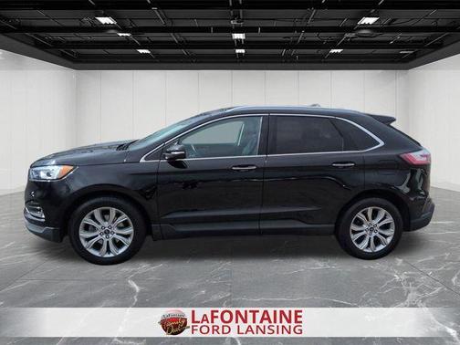 Black 2020 Ford Edge Titanium