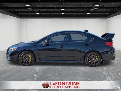 Crystal Black Silica 2018 Subaru WRX STI Limited w/ Wing