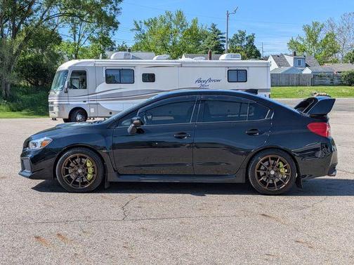 Crystal Black Silica 2018 Subaru WRX STI Limited w/ Wing