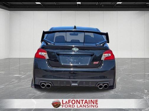 Crystal Black Silica 2018 Subaru WRX STI Limited w/ Wing
