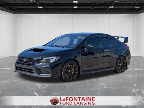 Crystal Black Silica 2018 Subaru WRX STI Limited w/ Wing
