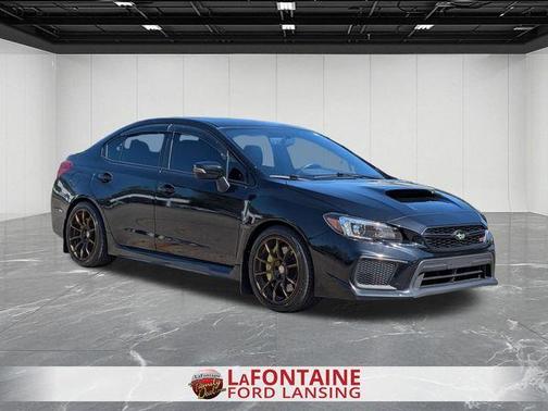 Crystal Black Silica 2018 Subaru WRX STI Limited w/ Wing