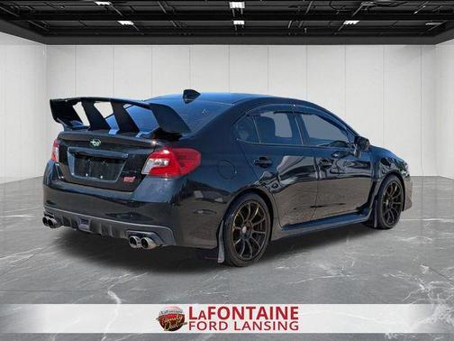 Crystal Black Silica 2018 Subaru WRX STI Limited w/ Wing