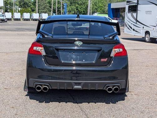 Crystal Black Silica 2018 Subaru WRX STI Limited w/ Wing