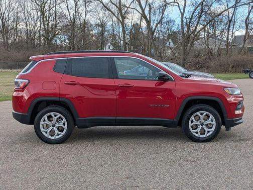 Red 2025 Jeep Compass Latitude