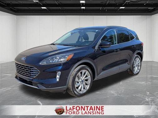 Blue Metallic 2021 Ford Escape Titanium