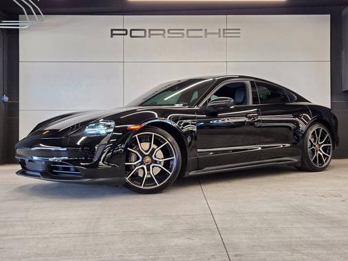 Black 2023 Porsche Taycan