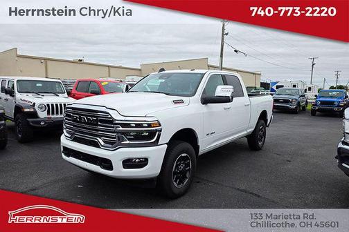 Bright White Clearcoat 2026 RAM 2500 Laramie Crew Cab 4x4 6'4' Box