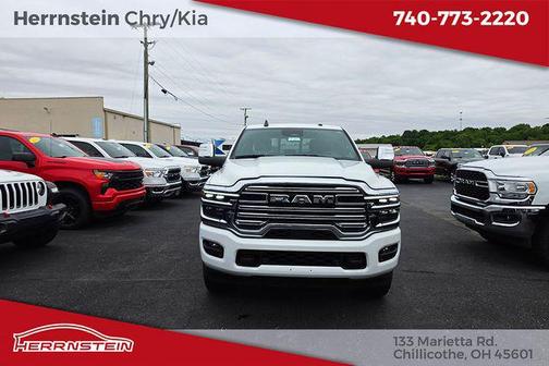 Bright White Clearcoat 2026 RAM 2500 Laramie Crew Cab 4x4 6'4' Box