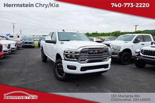 Bright White Clearcoat 2026 RAM 2500 Laramie Crew Cab 4x4 6'4' Box