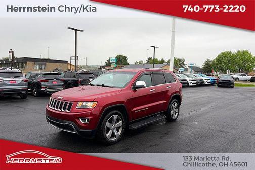 Deep Cherry Red Crystal Pearlcoat 2015 Jeep Grand Cherokee Limited