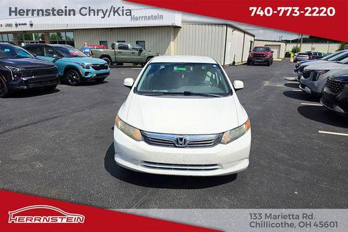 Taffeta White 2012 Honda Civic LX