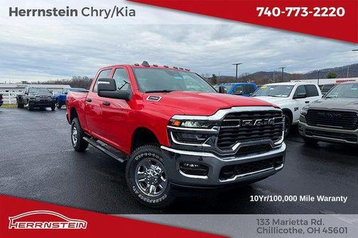 Flame Red Clearcoat 2026 RAM 2500 Tradesman Crew Cab 4x4 6'4' Box