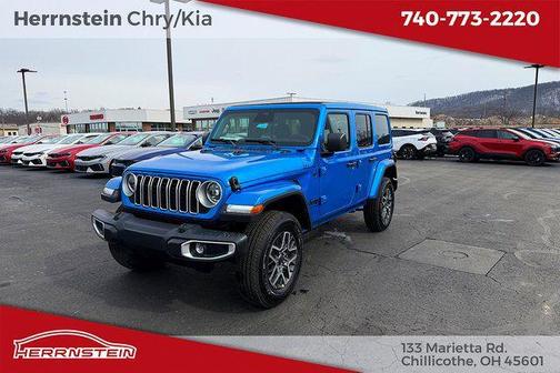 hydro blue pearlcoat 2026 Jeep Wrangler 4-Door Sahara 4x4