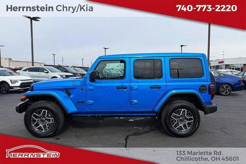 hydro blue pearlcoat 2026 Jeep Wrangler 4-Door Sahara 4x4