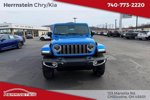 hydro blue pearlcoat 2026 Jeep Wrangler 4-Door Sahara 4x4