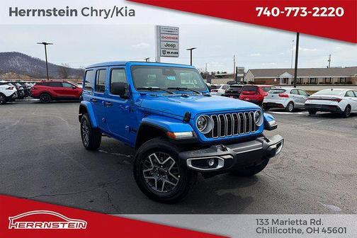 hydro blue pearlcoat 2026 Jeep Wrangler 4-Door Sahara 4x4