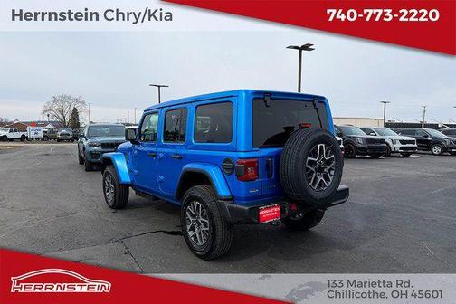 hydro blue pearlcoat 2026 Jeep Wrangler 4-Door Sahara 4x4