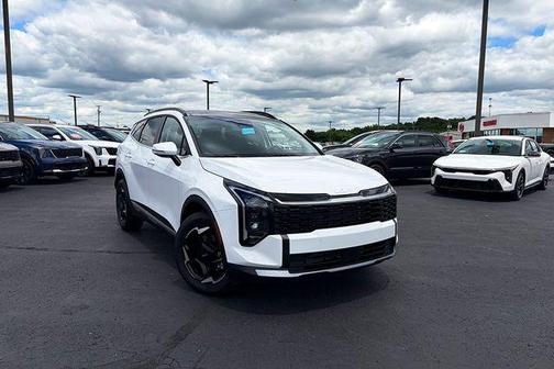 White Pearl 2026 Kia Sportage Hybrid EX