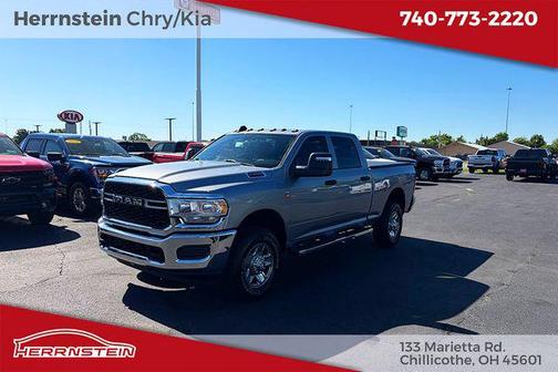 Billet Silver Metallic Clearcoat 2024 RAM 2500 Tradesman Crew Cab 4x4 6'4' Box