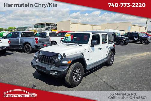 Bright White Clearcoat 2025 Jeep Wrangler Sport S
