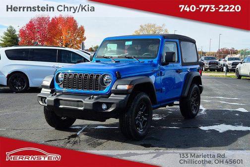 Hydro Blue Pearlcoat 2026 Jeep Wrangler Sport