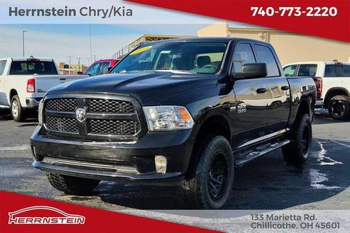 Brilliant Black Crystal Pearlcoat 2018 RAM 1500 Express