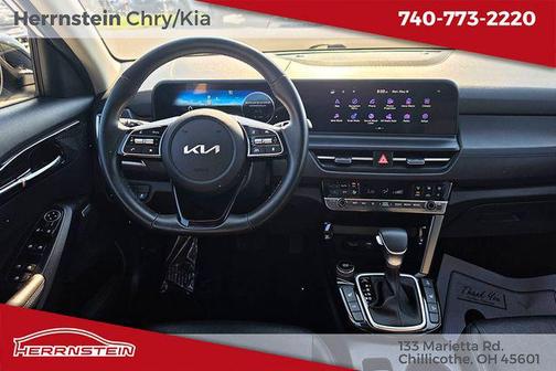 Clear White/Black Roof 2024 Kia Seltos SX Turbo