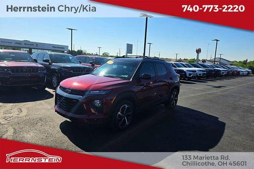 Crimson Metallic 2023 Chevrolet Trailblazer RS