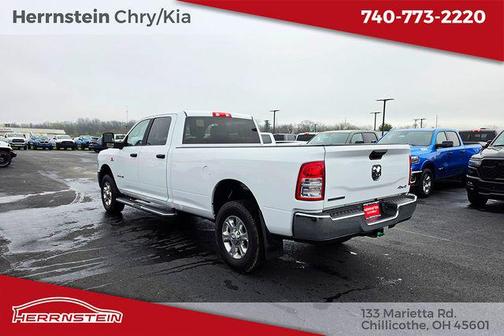 Bright White 2024 RAM 3500 Big Horn Crew Cab 4x4 8' Box