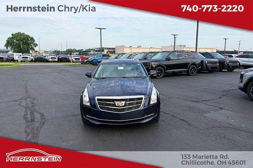 Dark Adriatic Blue 2017 Cadillac ATS 2.0L Turbo Luxury