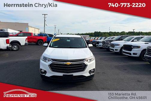 Summit White 2019 Chevrolet Traverse LT Leather