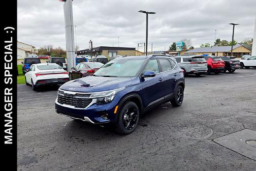 Ocean Blue 2026 Kia Seltos EX AWD