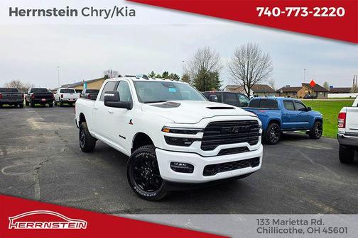 Bright White Clearcoat 2026 RAM 2500 Laramie Crew Cab 4x4 6'4' Box