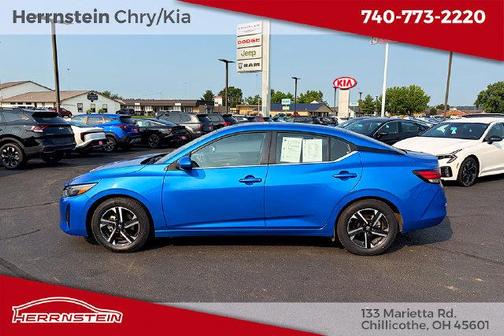 Electric Blue Metallic 2025 Nissan Sentra SV