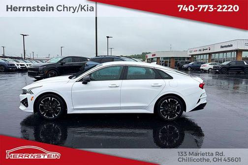 Glacial White Pearl 2022 Kia K5 GT-Line