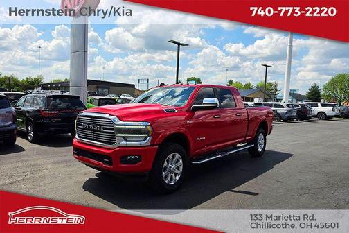 Flame Red Clearcoat 2022 RAM 3500 Laramie Mega Cab 4x4 6'4' Box