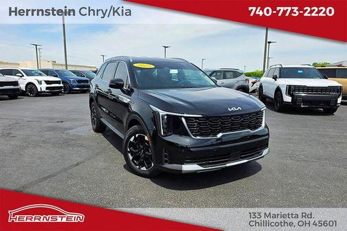Ebony Black 2025 Kia Sorento S