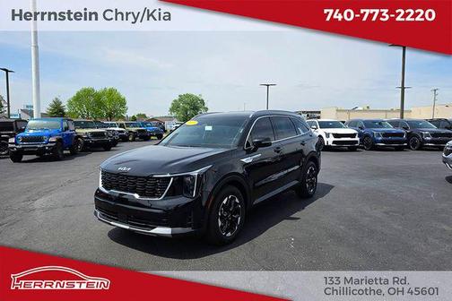Ebony Black 2025 Kia Sorento S