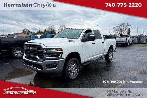 Bright White Clearcoat 2026 RAM 2500 Tradesman Crew Cab 4x4 6'4' Box