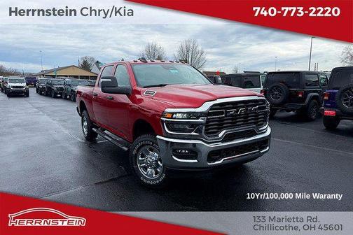 Molten Red 2026 RAM 2500 Tradesman Crew Cab 4x4 6'4' Box